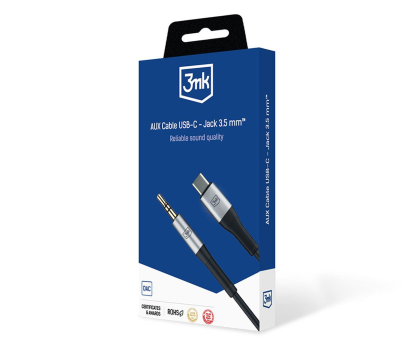 Przejściówka 3mk Adapter USB-C - minijack 3.5 mm